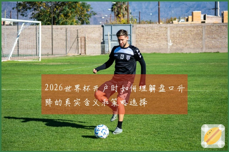 2026世界杯开户时如何理解盘口升降的真实含义和策略选择