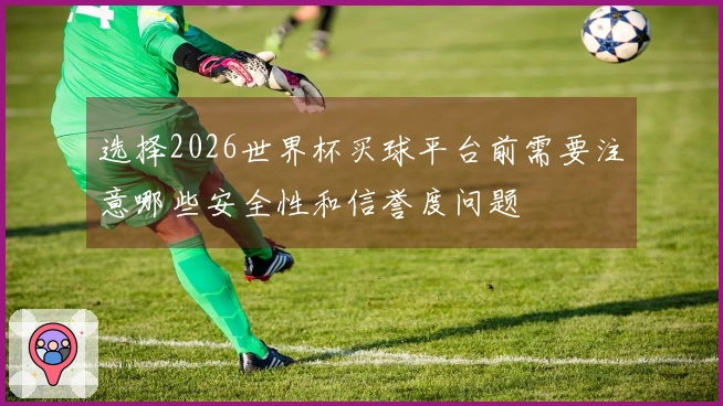 选择2026世界杯买球平台前需要注意哪些安全性和信誉度问题