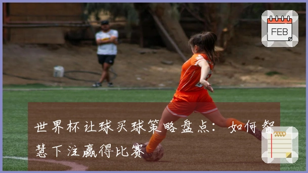 世界杯让球买球策略盘点：如何智慧下注赢得比赛